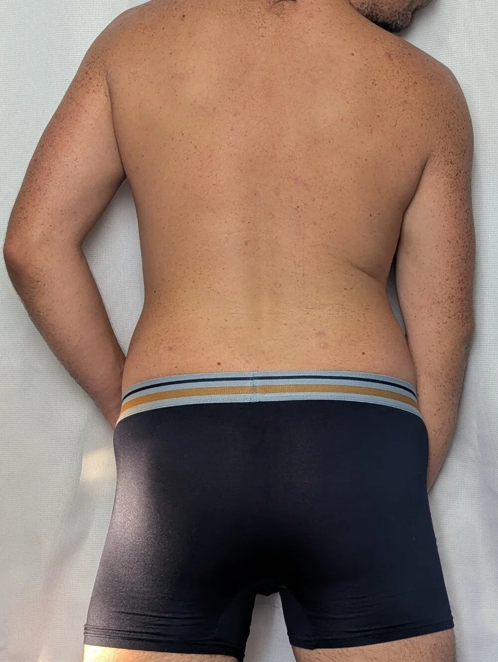 The Original Ben Sherman Super Soft Polyester Spandex Navy Blue Boxer Briefs Xl